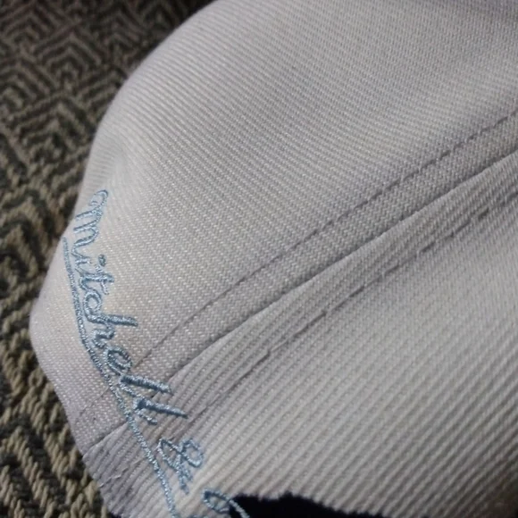 Mitchell & Ness UNC Tar Heels White and Blue Snapback Hat READ* - Picture 10 of 11